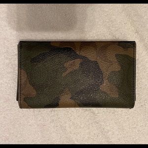 Men’s Coach wallet/phone case camo design